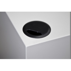 kabeldoorvoer 60 mm zwart (inclusief montage)