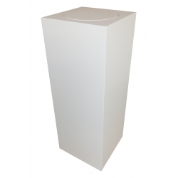 sokkel wit met rond...